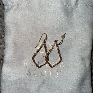 Kendra Scott Rose Gold Geometric Earrings